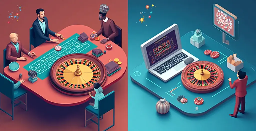 Roulette en Direct vs Roulette Virtuelle